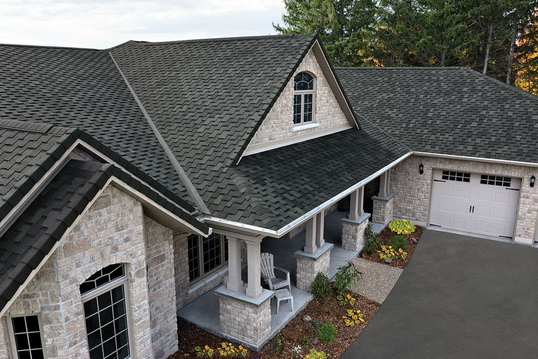 Roof restored after hail damage